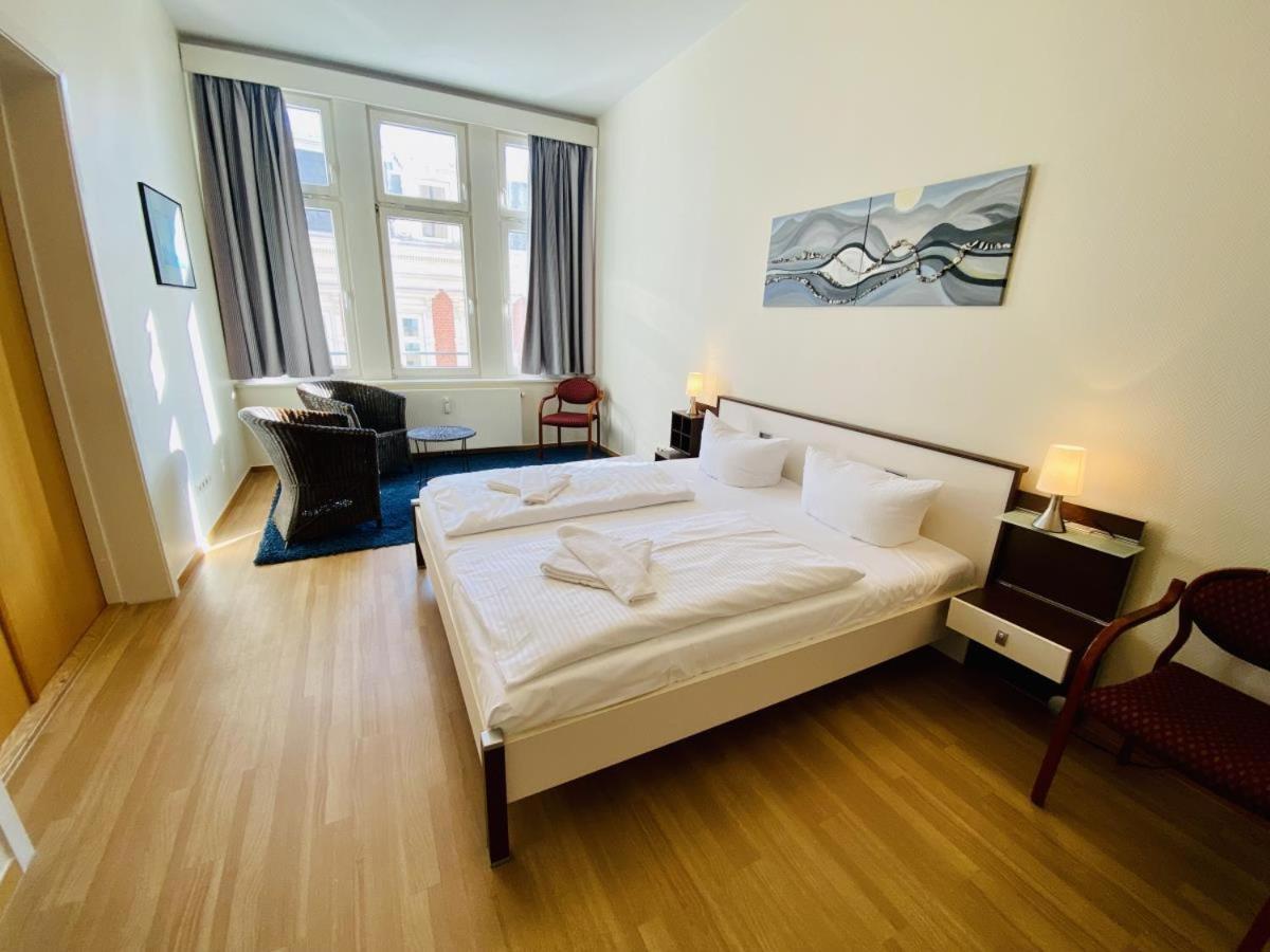Apartmán Berringer, Leuchtfeuer, Direkt An Der Promenade Rostock Exteriér fotografie